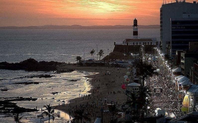 Flat A Beira Mar Na Barra Apartment Salvador Luaran gambar
